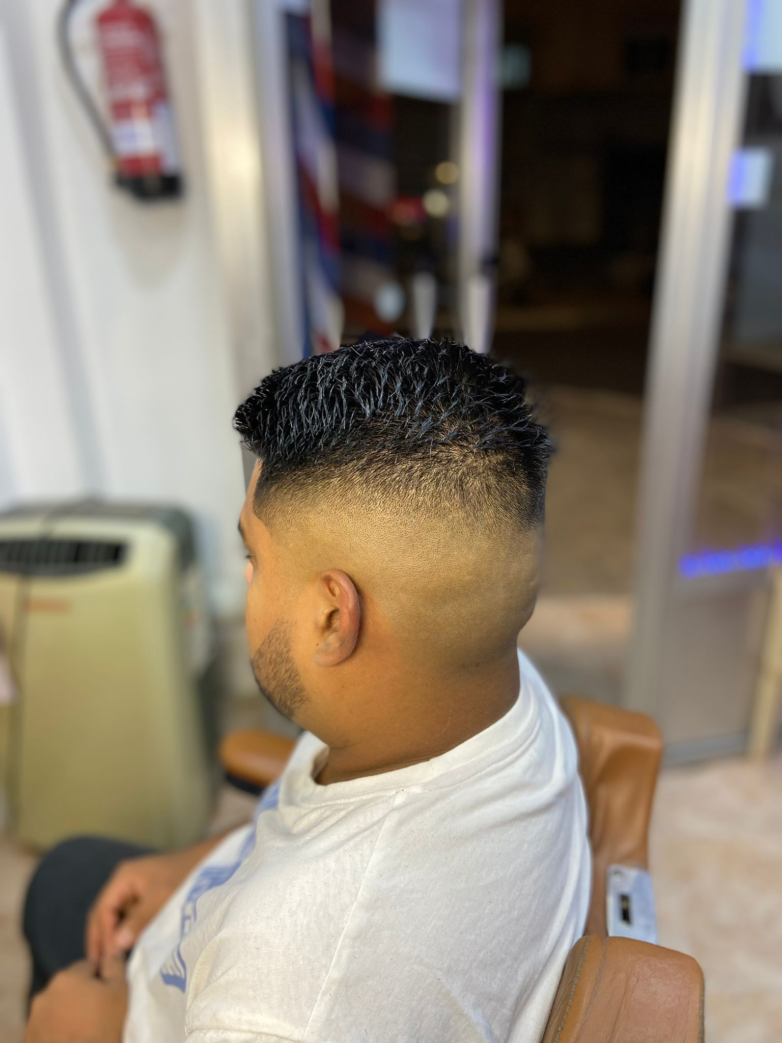 Pompadour con fade